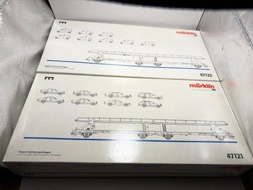 Märklin H0 - 47121/22 - Modeltrein goederenwagonset (2) - 2x, Hobby en Vrije tijd, Nieuw