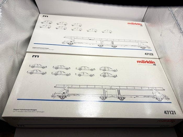 Märklin H0 - 47121/22 - Modeltrein goederenwagonset (2) - 2x, Hobby en Vrije tijd, Modeltreinen | H0