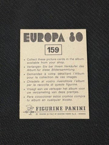 1980 Panini Europa 80 Badge Belgique Sticker - Presque, Collections