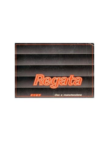 1986 FIAT REGATA INSTRUCTIEBOEKJE ITALIAANS, Ophalen of Verzenden