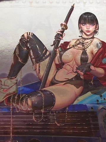 Sexy Samurai 1 - Sexy Samurai Kyuyong Eom Foil Print - 1