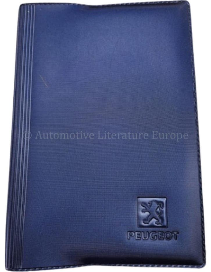 PEUGEOT 106 206 206CC 1007 807 BOORDMAP BLAUW, Autos : Divers, Modes d'emploi & Notices d'utilisation