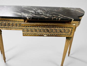 Wandtafel - Italiaanse neoclassicistische verguldhout- en