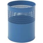 Afvalbak | Metaal | Blauw | 10L | Open | Ø235x275(h)mm, Verzenden