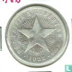 Cuba 20 centavos 1932, Verzenden, Losse munt, Goud