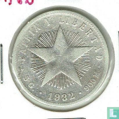 Cuba 20 centavos 1932, Timbres & Monnaies, Monnaies | Amérique, Envoi