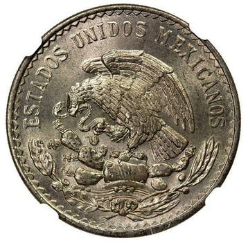 Mexico. 1 Peso 1947 - NGC MS62