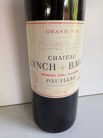 1986 Château Lynch Bages - Pauillac 5ème Grand Cru Classé -, Nieuw