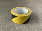 Veiling - 36x Deltafix PVC vloermarkeringstape zwartgeel 50m, Nieuw