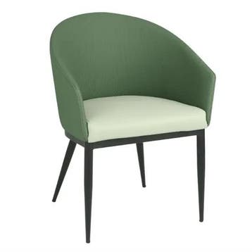 Stoelen | SLOANE | Stof/Staal | Green | Grijze Poten |, Verzenden, Nieuw in verpakking