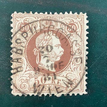 Autriche 1867 - 50 Kreuzer, gravure fine en standing 12 –