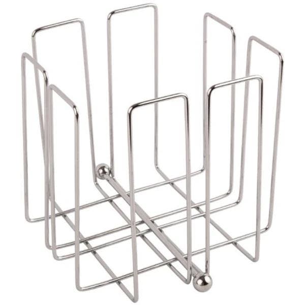 Servettenhouder | RVS | 190x190x190(h)mm Olympia, Zakelijke goederen, Horeca | Keukenapparatuur, Nieuw in verpakking, Verzenden
