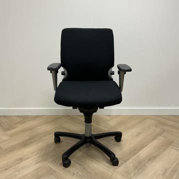 Opnieuw gestoffeerd Comforto 77 NPR1813 ergonomische, Ergonomisch, Gebruikt, Zwart, Bureaustoel