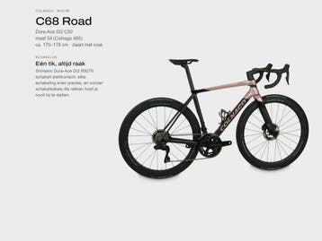 Colnago C68 Dura-Ace Di2 koersfiets nieuw rosé maat 54 (485), Fietsen en Brommers, Overige merken, 28 inch, Carbon, Nieuw