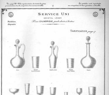 Baccarat - Carafe - modèle UNI - Cristal - aiguière, Antiquités & Art