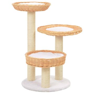 vidaXL Kattenkrabpaal met sisal krabpaal natuurlijk, Dieren en Toebehoren, Verzenden, Nieuw