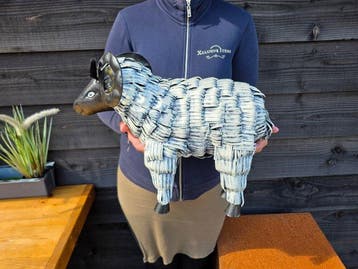 Beeld, Ram / Sheep - 43cm - 33 cm - Metaal - 2026