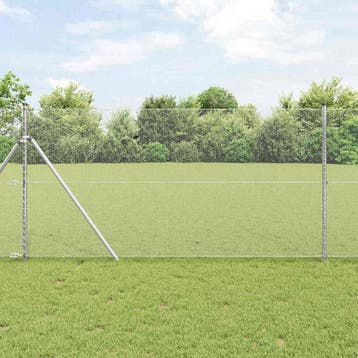 vidaXL zeshoekig gaashek met grondbevestiging 50 x 1 m, Verzenden