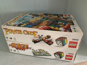 Lego Set - Pirates - Lego Race 3000 (3839) & Lego Games 3840