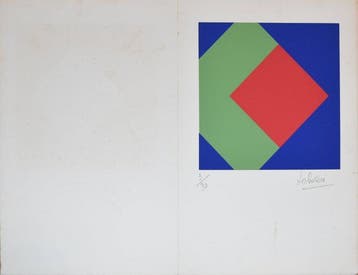 Lucienne Olivieri - Sérigraphie originale de L. Olivieri