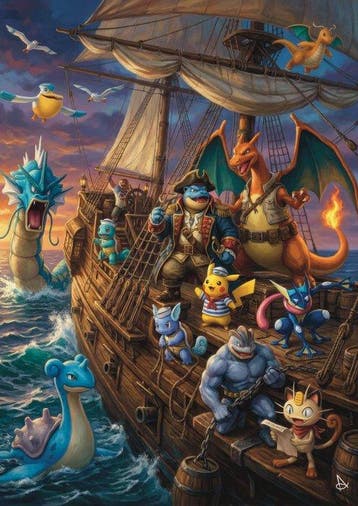 ANDSAL - Lot of 2 Pokémon Pirates Edition & Pokémon