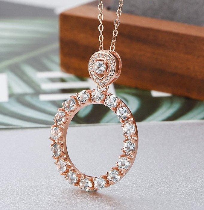 Zonder minimumprijs - Ketting met hanger - 18 karaat, Bijoux, Sacs & Beauté, Bijoux anciens