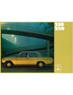 1972 MERCEDES BENZ 230 | 250 BROCHURE NEDERLANDS, Ophalen of Verzenden