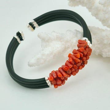 Koraal - Zilver, Zonder reservering - Armband - CORALLO