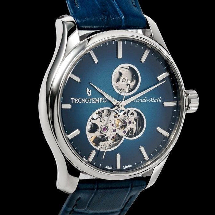 Tecnotempo - Inside Matic - Automatic - Blue Dial - - Sans, Handtassen en Accessoires, Horloges | Heren