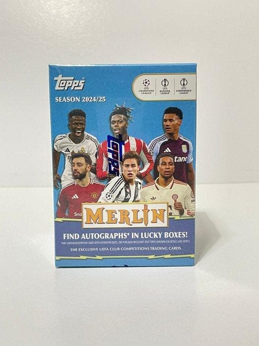 2024/25 Topps Merlin Parallel card, Insert card, Sealed box, Verzamelen, Stickers