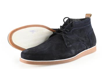 Manfield Veterschoenen in maat 40 Zwart, Verzenden, Veterschoenen