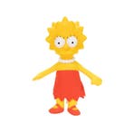 The Simpsons Lisa Simpson Knuffel 22 cm, Verzamelen, Ophalen of Verzenden, Nieuw