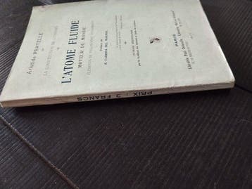 Signed; Aristide Pratelle - LAtome Fluide - 1912