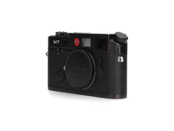 Leica M7 0.72 Zwart (10503) - 1 jaar garantie, Ophalen of Verzenden, Zo goed als nieuw
