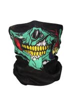 Sjaal Skull Colsjaal Zwart Groen Geel Rood Col Masker Doodsk, Ophalen of Verzenden, Nieuw