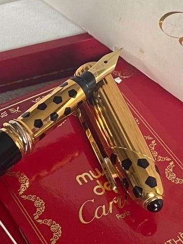 Cartier - panthere. Pennino in oro 18 kt 750 - Vulpen, Collections