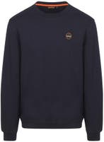 Napapijri Badge Sweater Navy maat Maat 48/50 (M) Heren, Vêtements | Hommes, Verzenden