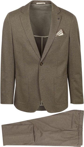Suitable Flex Jersey Suit Beige maat Maat 48/50 (M) Heren, Beige, Nieuw, Suitable, Verzenden