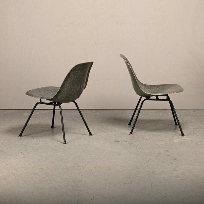 Herman Miller - Charles & Ray Eames - Lounge stoel (2) - LSX, Antiek en Kunst, Antiek | Meubels | Stoelen en Sofa's