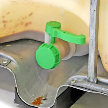 Gebruikte IBC Container vloeistofcontainer 1000 ltr, Ophalen of Verzenden, Gebruikt
