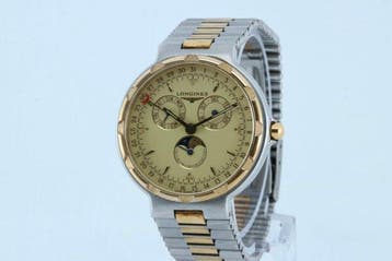 Longines - Conquest Moonphase Triple Calendar 4010 QZ MENS -
