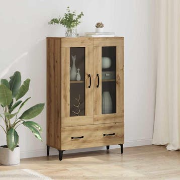 vidaXL Highboard Artisan Eiken 70 x 31 x 115 cm, Verzenden, Nieuw