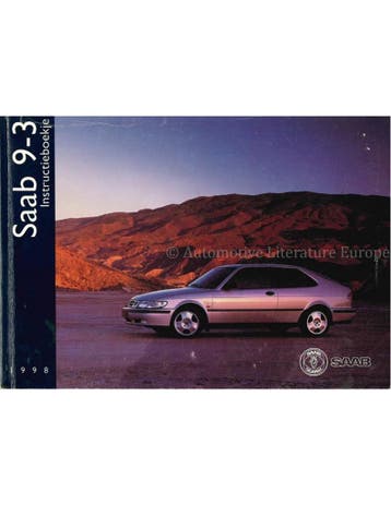 1998 SAAB 9.3 INSTRUCTIEBOEKJE Nederlands, Ophalen of Verzenden