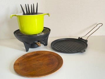 Le Creuset - Ovenschaal (5) - emaille gietijzer, Antiek en Kunst