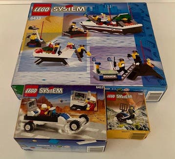 Lego Set - City - Boundle 3 set Lego System 6433/6453/1186, Nieuw
