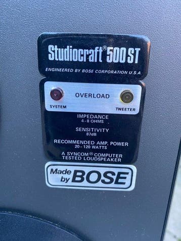 Bose - Studiocraft 500ST Luidsprekerset, Audio, Tv en Foto, Nieuw