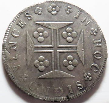 Portugal. D. Maria II (1833-1853). Cruzado Novo (480 Reis) -
