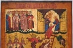 Icoon - Russische orthodoxe icoon The Ladder of Divine, Antiek en Kunst