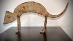 Caméléon en bronze, art traditionnel africain - Sculpture -