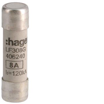 Hager Industriële Cilindrische Zekering 8A 500V 10x38mm gG -, Verzenden, Nieuw
